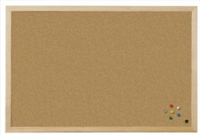 Bi-Office parafatábla, 80x60 cm, kétoldalas