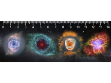 Mapcards 3D vonalzó 14cm, galaxisok