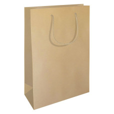 RC ajándéktasak, A4 álló (24x9x35 cm) barna, matt