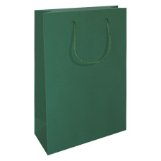 RC ajándéktasak, A4 álló (24x9x35 cm) zöld, matt