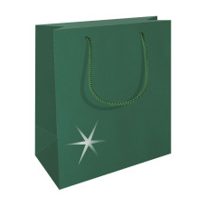 RC ajándéktasak, A5 álló (20x10x24 cm) zöld, fényes