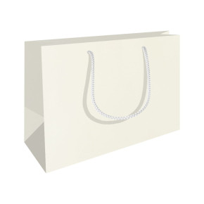 RC ajándéktasak, A5 fekvő (25x9x19 cm) vajszín, matt