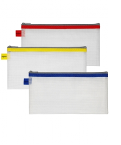Snopake EVA Mesh Zippa Bag (24x13 cm) - tároló tasak zipzárral - színes DL /3