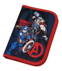 Scooli tolltartó (Stabilo írószerekkel töltött, 30 részes, 14x20x4cm), Avengers