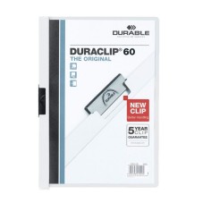 DURABLE Duraclip clip-mappa fehér, 60 lapig