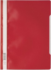 DURABLE gyorsfűző, PP, piros /100