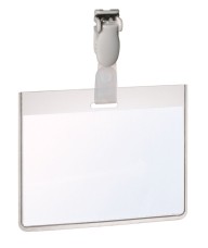 DURABLE névkitűző, 60x90 mm, csiptetős