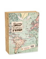 Legami ajándéktasak (S 10x15x6,5 cm), térképes /3 (ETELE)