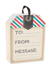 Legami ajándéktasak (S 10x15x6,5 cm), címkés /3 (ETELE)