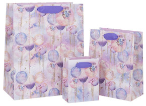 BSB Glick ajándéktasak (31,5x26x13,5 cm) pasztel lufis