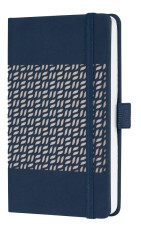 Sigel Jolie notesz, von. 9,5x15 cm, Midnight Blue, gumipánttal