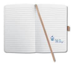 Sigel Jolie notesz, von. 13,5x20 cm, Boho Moccasin, csipkehatású, gumipánttal, Beauty