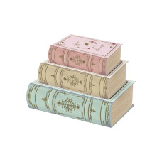 Eurowrap ajándékdoboz, könyv alakú (28x19x8 cm), bézs, méhecskés 2022