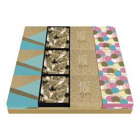 Eurowrap mini ajándékdoboz (8,5x11,5x5,8 cm) 4-féle (2) /12