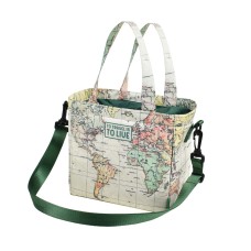 Legami hőszigetelt ételszállító táska (37x21x12,5 cm) térképes /2 (ETELE)