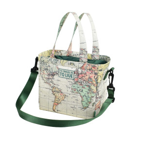 Legami hőszigetelt ételszállító táska (37x21x12,5 cm) térképes /2 (ETELE)