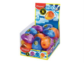 Maped hegyező, 1 lyukú, bal kezes, i-gloo, műanyag tartályos, 3-szín /24