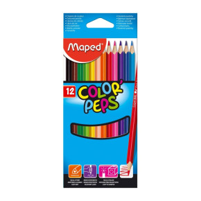 Maped színes ceruza (12 db/doboz) color peps, háromszögletű