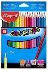 Maped színes ceruza (18 db/doboz) color peps, háromszögletű