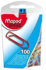 Maped gémkapocs színes (25mm, 100db/doboz)