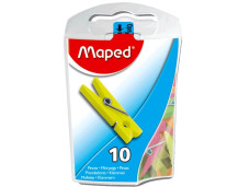 Maped mini csipesz, színes (10db/doboz)