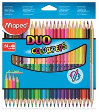 Maped színes ceruza (24 db/doboz) color peps duo/ 2 színű véggel