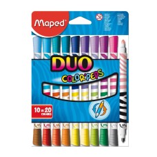 Maped filctollkészlet (10 db/doboz) color peps, duo, kétvégű /10