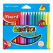 Maped színes zsírkréta 18db, Colorpeps