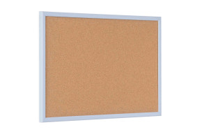 Bi-Office parafatábla, 60x40 cm, pasztellkék kerettel, kétoldalas