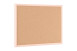 Bi-Office parafatábla, 60x40 cm, lazacszínű kerettel, kétoldalas