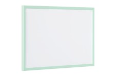 Bi-Office mágnestábla, 40x30 cm, pasztellzöld kerettel