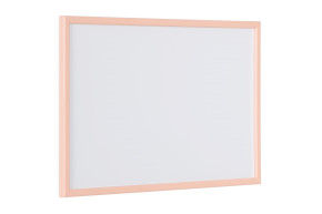 Bi-Office mágnestábla, 40x30 cm, lazacszínű kerettel