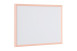 Bi-Office mágnestábla, 40x30 cm, lazacszínű kerettel