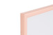 Bi-Office mágnestábla, 40x30 cm, lazacszínű kerettel