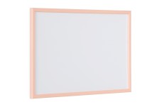 Bi-Office mágnestábla, 60x40 cm, lazacszínű kerettel