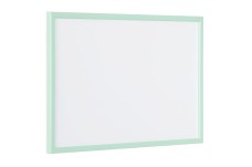 Bi-Office mágnestábla, 80x60 cm, pasztellzöld kerettel