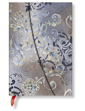 Paperblanks butikkönyv, vonalas, mini, mágneses, Gossamer Grey