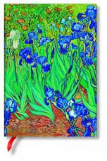 Paperblanks butikkönyv, midi, vonalas, Van Gogh’s Irises