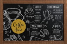 Bi-Office kréta tábla, 60x45 cm, Optimum