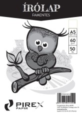 PIREX írólap A/5, 50 lap, 60g, famentes / 10