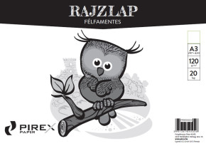 PIREX rajzlap A/3, 20 lap, félfamentes / 10