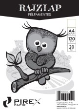 PIREX rajzlap A/4, 20 lap, 120g, félfamentes / 10