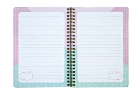 Scooli A5 spriálfüzet (vonalas), Pusheen