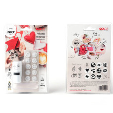 RC Colop NIO bélyegző, cserélhető szerelem motívumokkal
