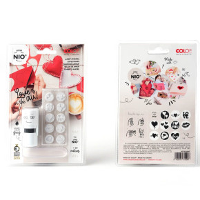 RC Colop NIO bélyegző, cserélhető szerelem motívumokkal
