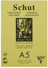 CLF vázlattömb (A5, 125 g, 100 lap) Sketchpad, Schut