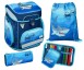 Scooli iskolatáska szett (5 részes), EasyFit, Cápa riadó