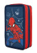 Scooli háromszintes tolltartó (EberhardFaber írószerekkel) Spider-Man