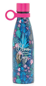 Legami kulacs, duplafalú rozsdamentes acél, 0,5 l, Flora, dzsungel virágos