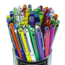 Zötzl Swarovsky kristályos toll, színes test /50